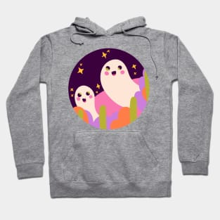 Cute halloween ghosty colorful spooky design Hoodie